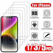 NovaShield HD Tempered Glass Screen Protector Pack 1 To 5 For iPhone 11 To 17 Pro Max Crystal Clear Sensitive Touch