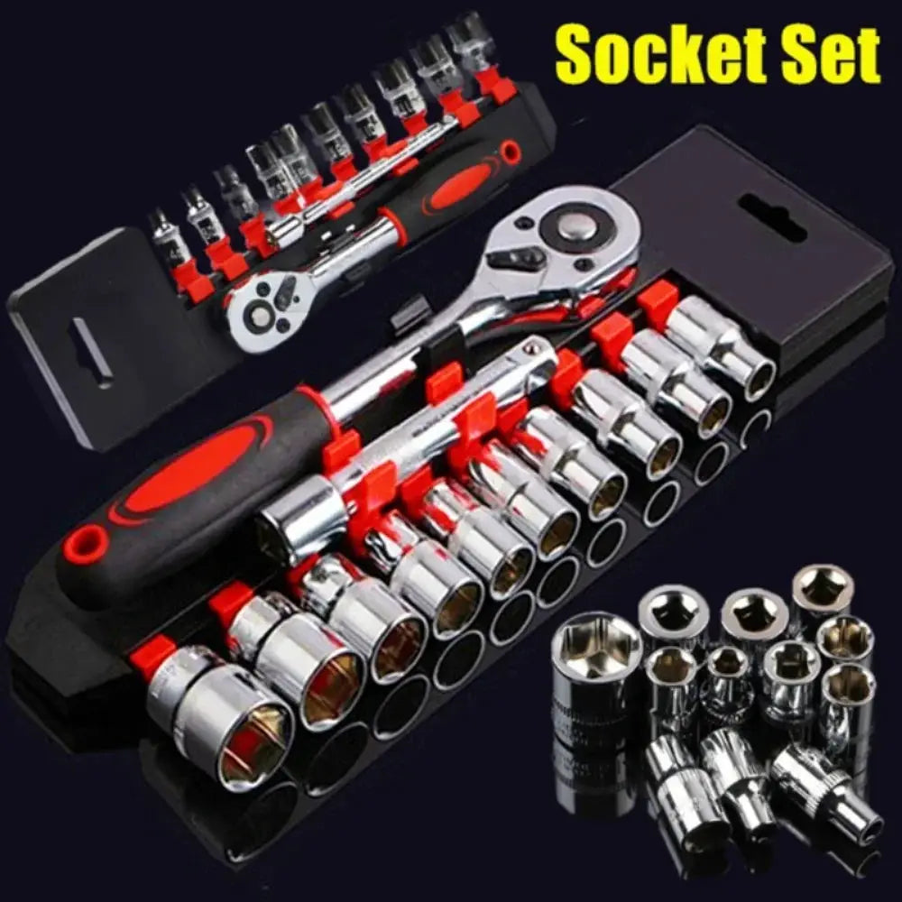 12 Piece Wrench Socket Set For Motorcycle And Bicycle Repair Tools Automotive Car Boat Maintenance Bike Multitool Kit