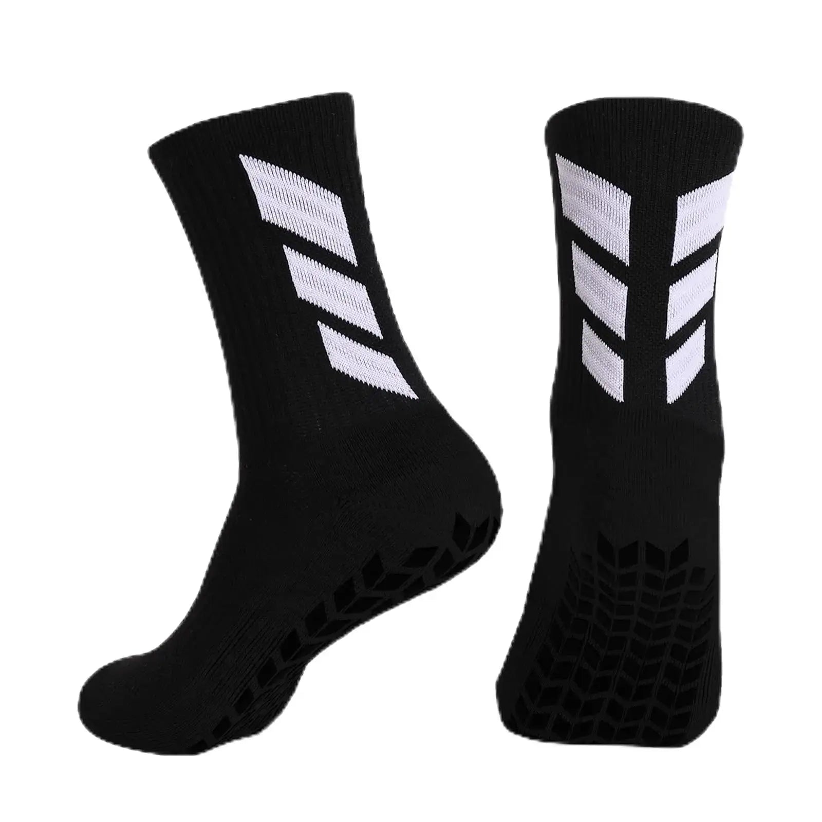 Mens Knee High Football Socks With Anti Slip Grip For Training Sports Yoga And Hospital Wear