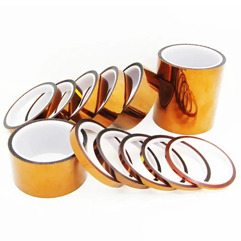 30m Long Gold Finger High Temperature Resistant Polyimide Tape PET Anti Static Lithium Battery Insulation Tape