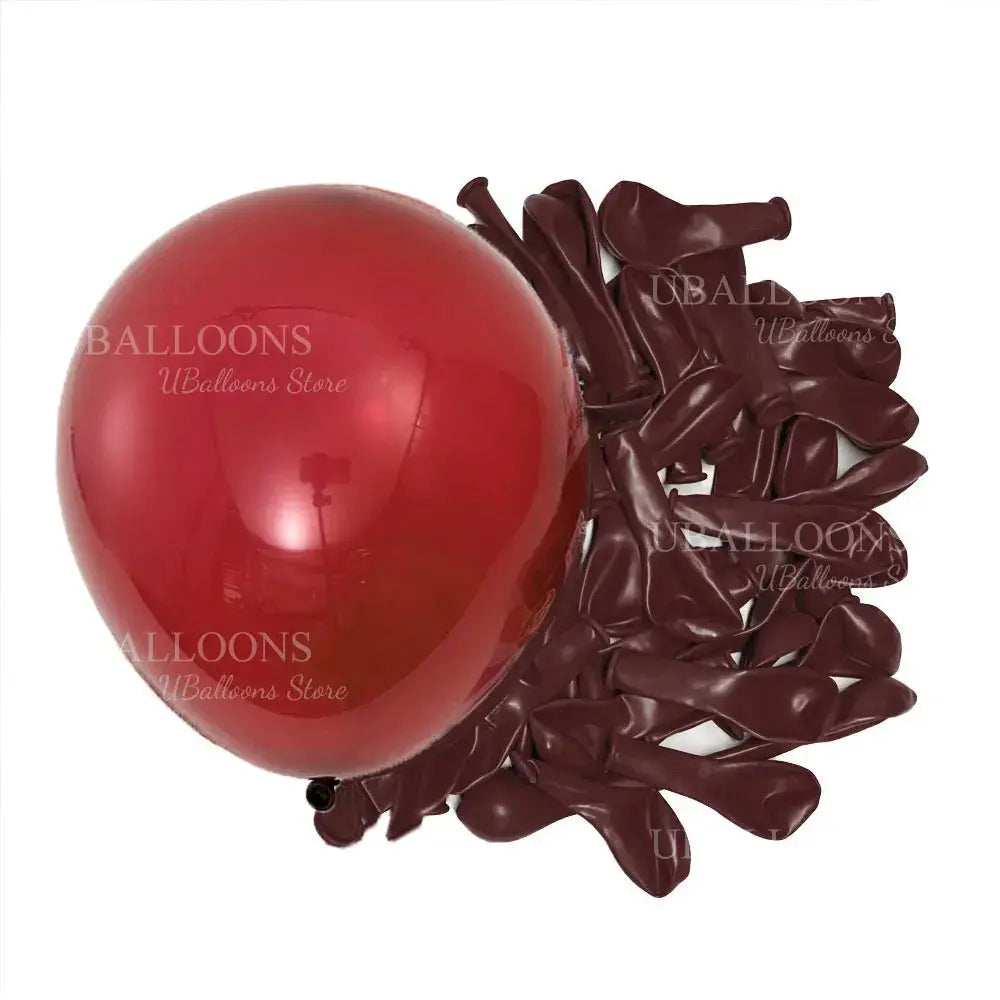 Dark Wine Red Garnet Burgundy Latex Balloons 10 30 50 Pcs for Birthday Wedding Christmas Party Decor