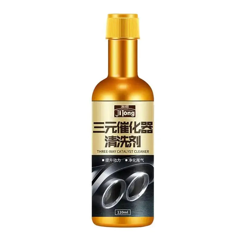 JiTong engine cleaner 3-way catalyst bottle, 120ml, gold container