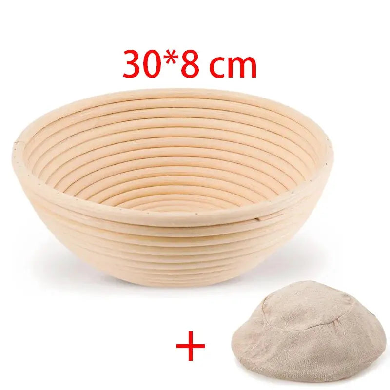 Oval Rattan Bread Proofing Basket Sourdough Banneton Fermentation Wicker Dough Proofing Bowl For Homemade Loaves