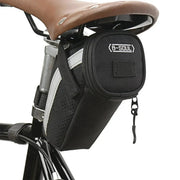 B SOUL cycling saddle bag attached to a bicycle for organized storage on rides.