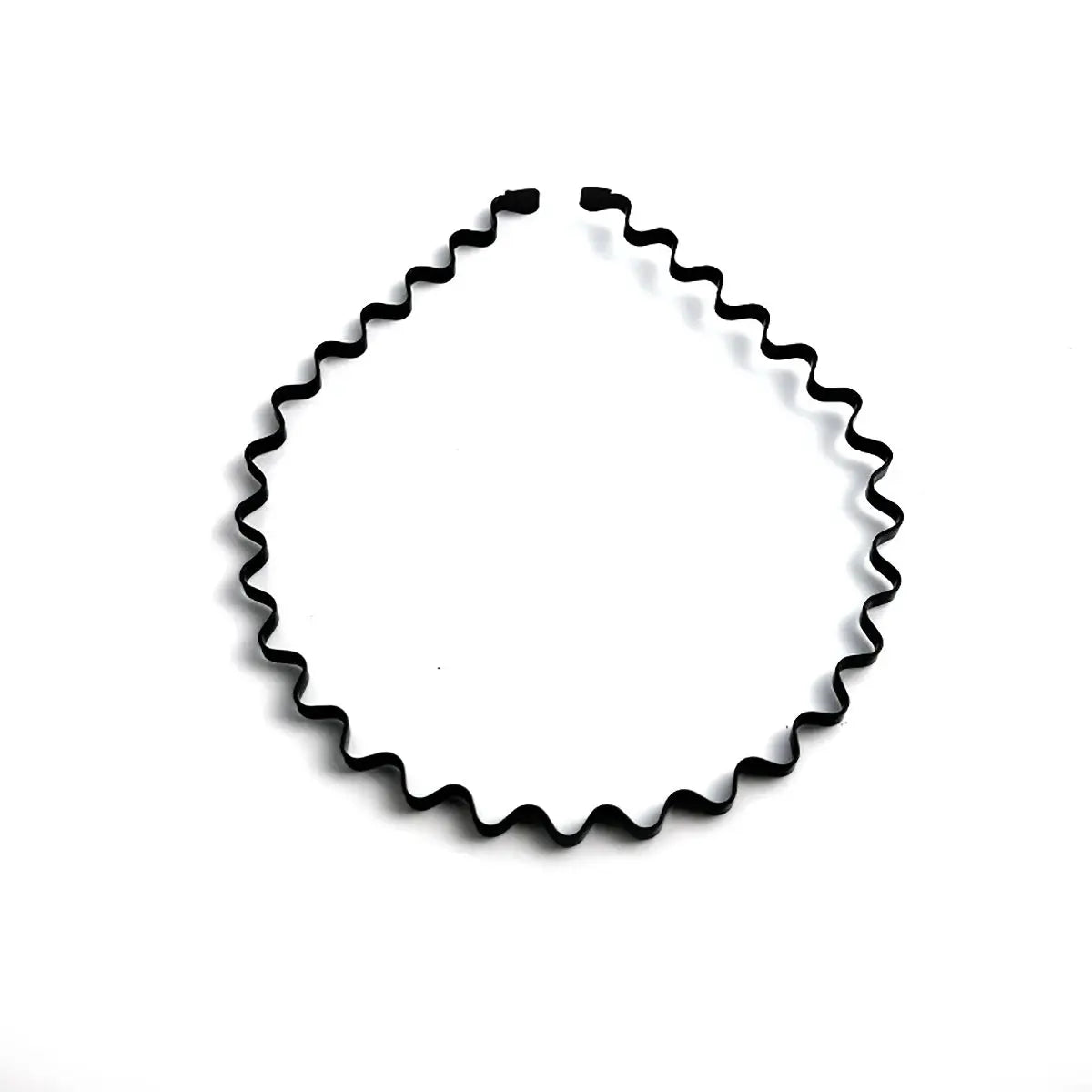 KoreanFlex Unisex Simplified Korean Fashion Hair Hoops With Anti Slip Alloy Clips For Sports And Daily Wear