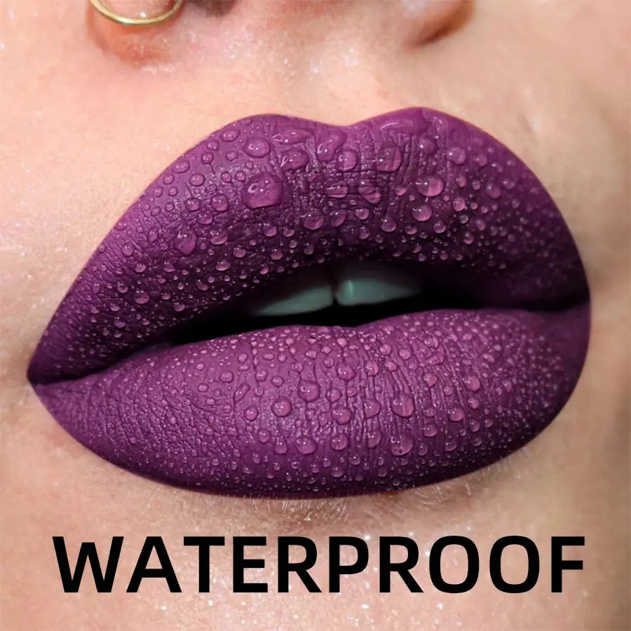 19 Colors Matte Velvet Lip Gloss Waterproof Long Lasting Liquid Lipstick With Nude Red Lip Tint And Lip Glaze