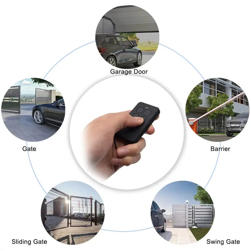 Simples Market universal black multi-frequency garage door remote control transmitter with three buttons