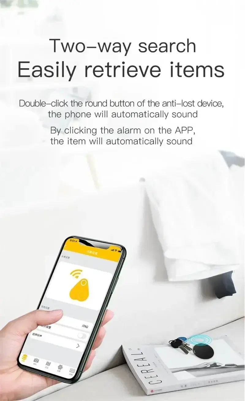 Xiaomi GPS Tracker Bluetooth 5.0 anti-lost mini device; compact key-fob style with iOS/Android app