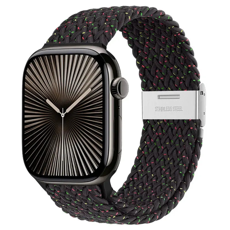 Strap For Apple watch band 46mm 45mm 44mm 49mm 40mm 41mm 42mm Braided loop correa bracelet iWatch series 10 8 9 7 5 2030