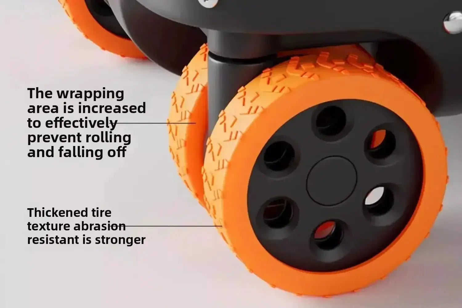 Silicone Wheel Protectors For Luggage Caster Wheels 8 Pieces Thickened Texture Noise Reduction