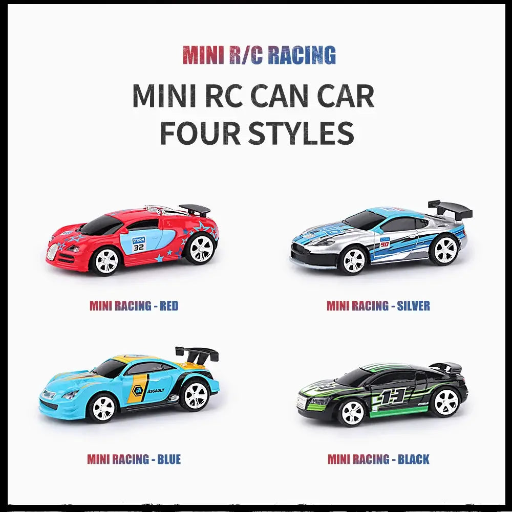 1 58 Scale Remote Control Car Mini RC Battery Operated Drift Buggy Bluetooth Radio Controlled Toy For Kids PVC Can Pack