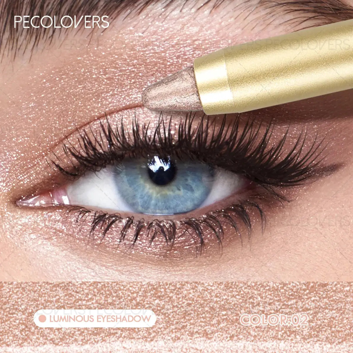 LuxeHue Dual Ended Eyeshadow Stick Glitter And Matte Finishes Smudge Proof Waterproof All Day Wear