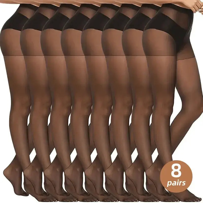 SilkWeave Womens Slim Fit Silk Pantyhose Ultra Thin Breathable High Elasticity Anti Hook