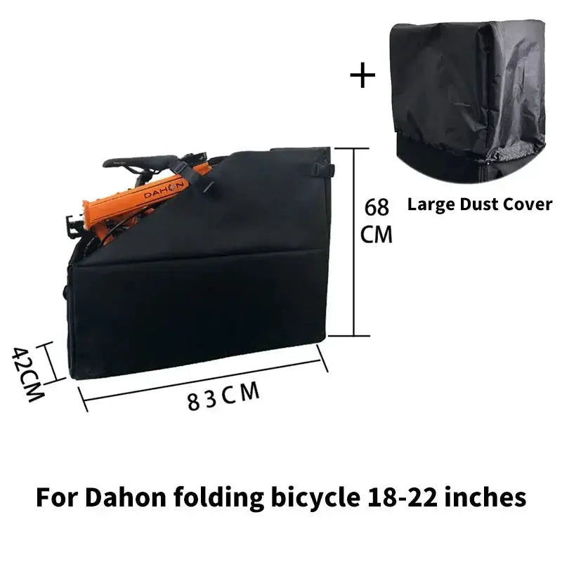 Portable Folding Bike Storage Box For Brompton Bike Dustproof And Waterproof Car Trunk Transport