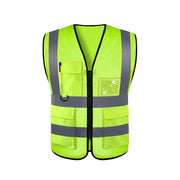 High Visibility Safety Vest Adjustable for Running Cycling Outdoor Traffic Night Security
