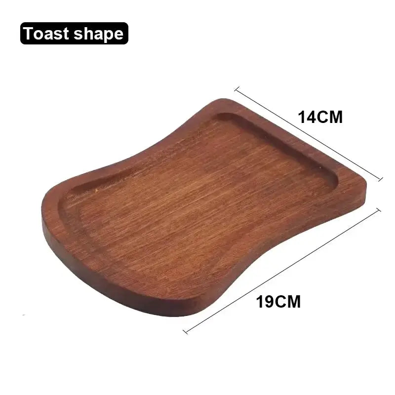 Walnut Wood Tray Rectangular Serving Plate Japanese Inspired
