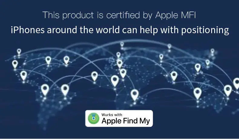 Bluetooth mini tracking device by Simples Market for Apple Find My, anti-lost GPS tag