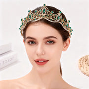 Korean Style Girls Bridal Tiara Hair Accessory for Birthday Wedding and Kids Performance Headpiece
