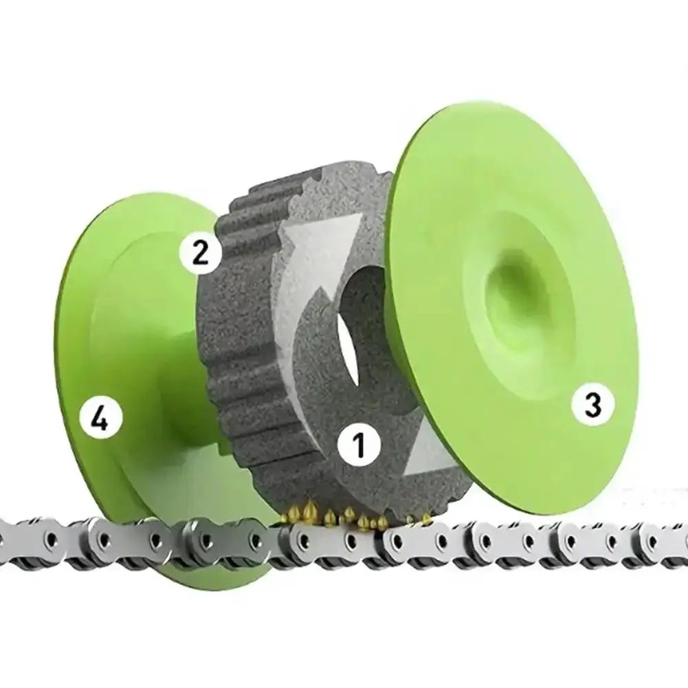 Portable Bicycle Chain Lubricator Roller Cleaner Tool For Bike Chains Maintenance And Lubrication