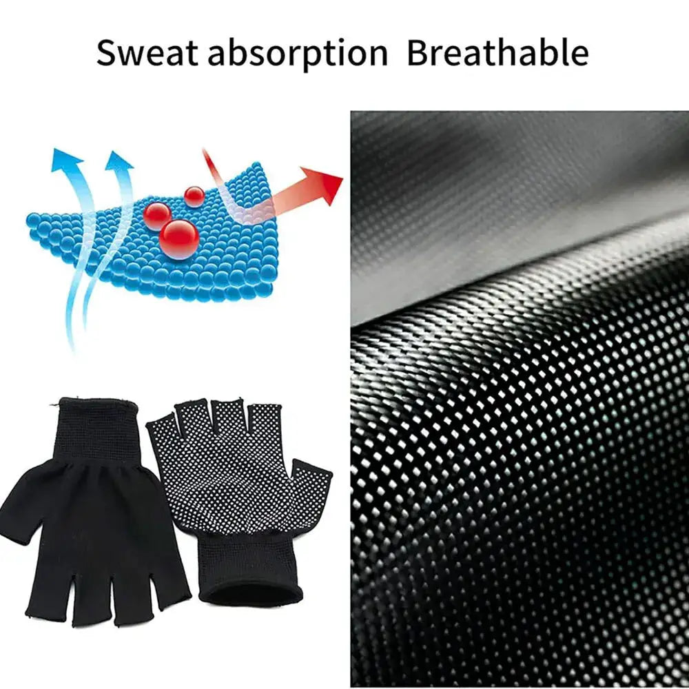 Lightweight Fingerless Bicycle Gloves With Sun Protection And Anti Slip Grip For Cycling And Outdoor Workouts