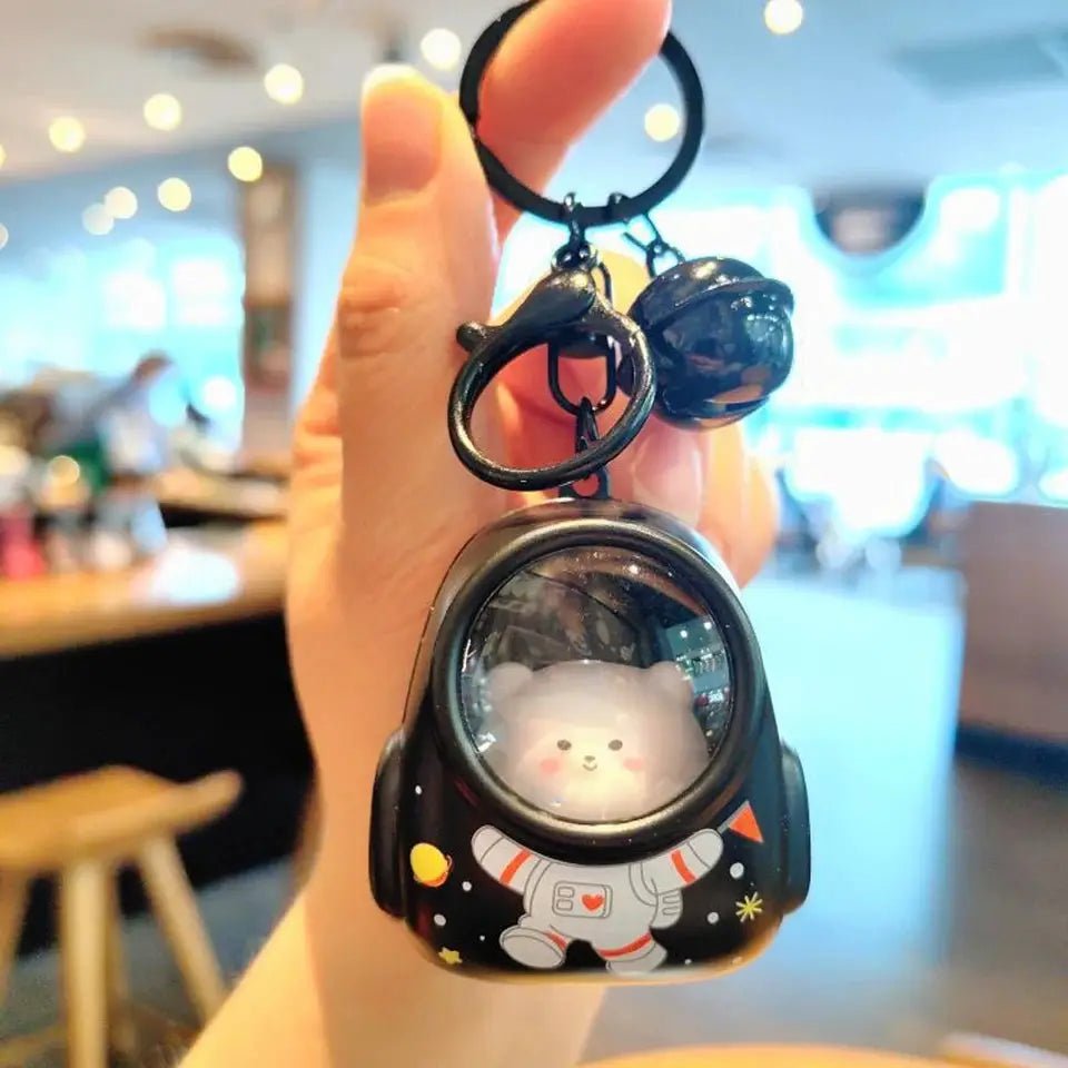 Yupsk Cute Glowing Night Light Astronaut Cat Keychains Kawaii Bag Charm Pendants Creative Accessories Gift Wholesale - Simples Market