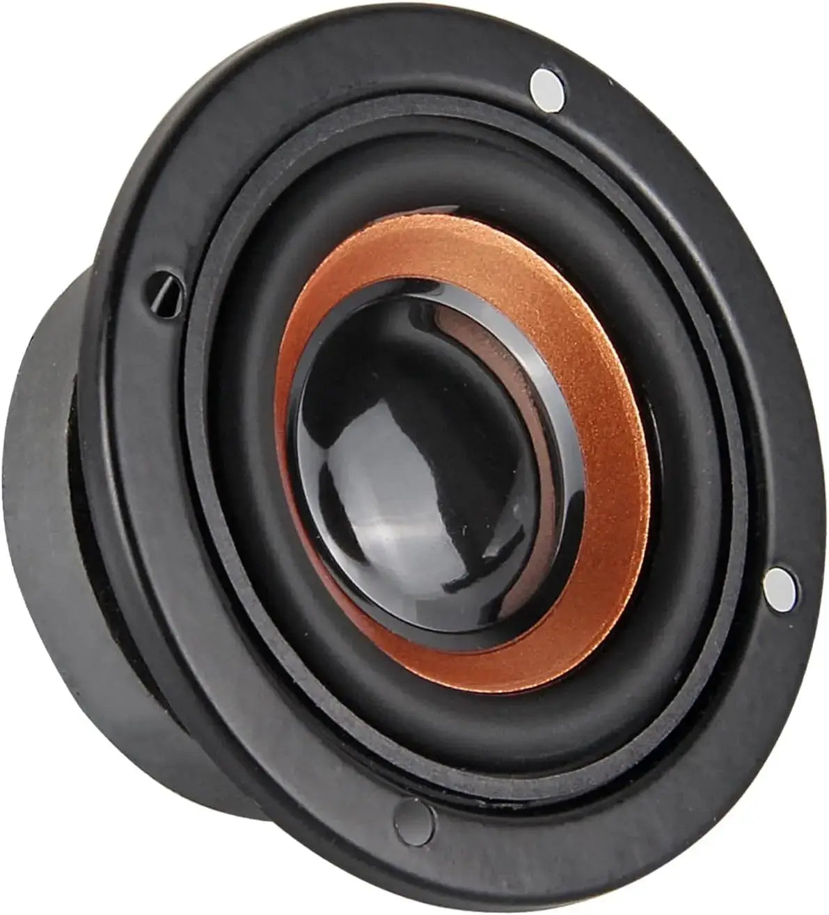 63mm 4Ω 5W black round speaker with copper ring