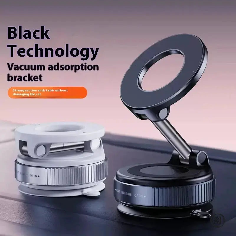 Magnetic Car Phone Holder Foldable 360 Degree Vacuum Mount Universal