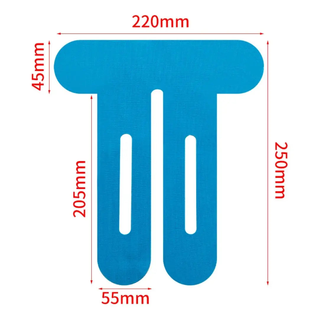 Simples Market 1pc blue pre-cut kinesiology tape for knee and posterior thigh