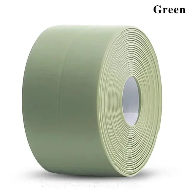 Waterproof PVC Self Adhesive Sealing Tape For Bathroom Kitchen Sink Caulk Mold Proof Seal Strip