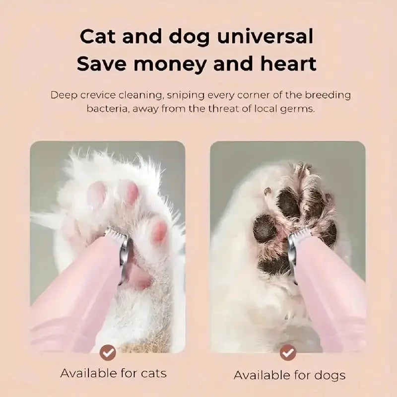 Corded Pet Shaver Electric Clip For Cats And Dogs Non Battery Grooming Trimmer For Feet Hair Buttocks Hair And Eye Areas