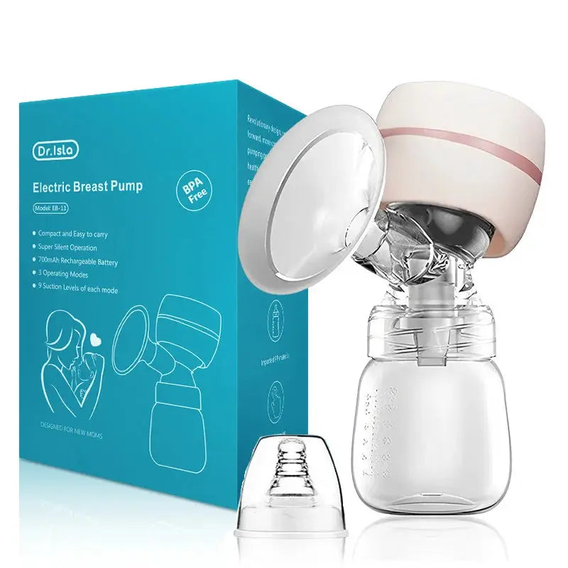 Dr Isla Intelligent Integrated Electric Breast Pump With High Suction Quiet Portable Painless Postpartum Milk Expression