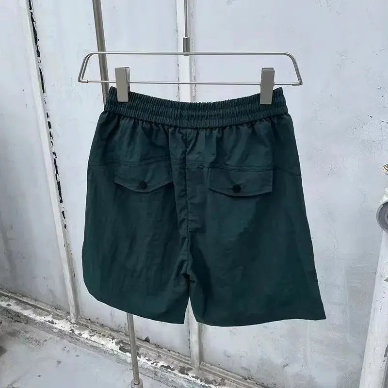 Summer Cargo Style Set Men's Casual Hooded Solid Short Sleeve T-shirt Shorts Loose Fashion High Quality Handsome Sweatshirt Suit