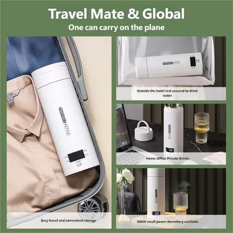 Homefish 450ML Electric Kettle Portable Tea Coffee Travel Kettle