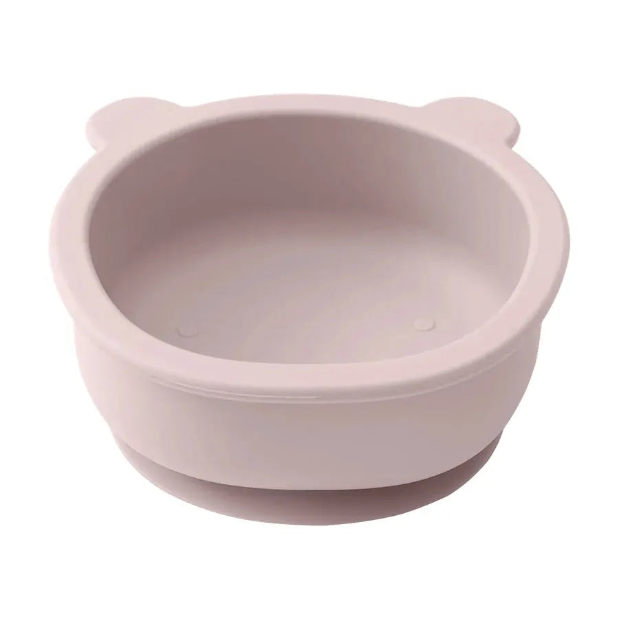 Silicone Baby Tableware Suction Dinner Set Bear Shape Bowl For Toddlers Cartoon Cute Mealtime Training