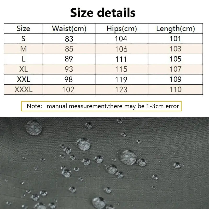 Simples Market gray waterproof tactical work pants for men with multiple pockets