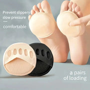 FootEase High Heel Forefoot Pad Soft Invisible Metatarsal Support Non Slip Cushioned Insole