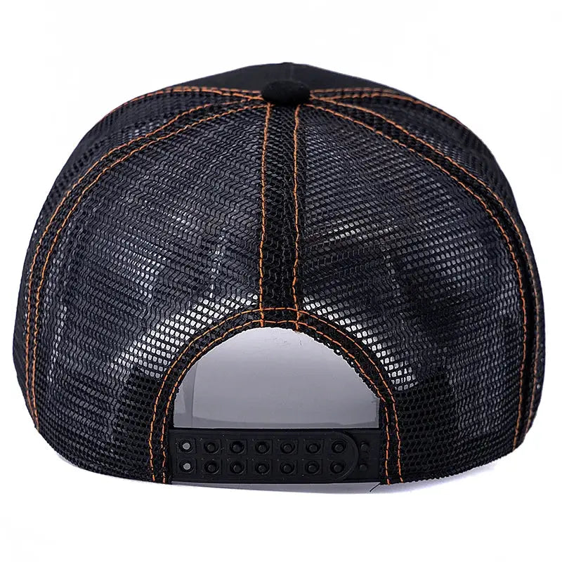 Hot Sale Unisex Fishing Cap Breathable Mesh Trucker Hat For Men Women Outdoor Snapback Cap