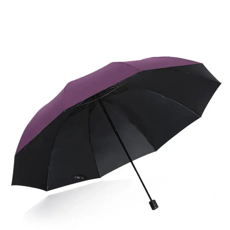 130cm Ten Bone Umbrella With Reinforced Frame Manual Large Waterproof Windproof Canopy