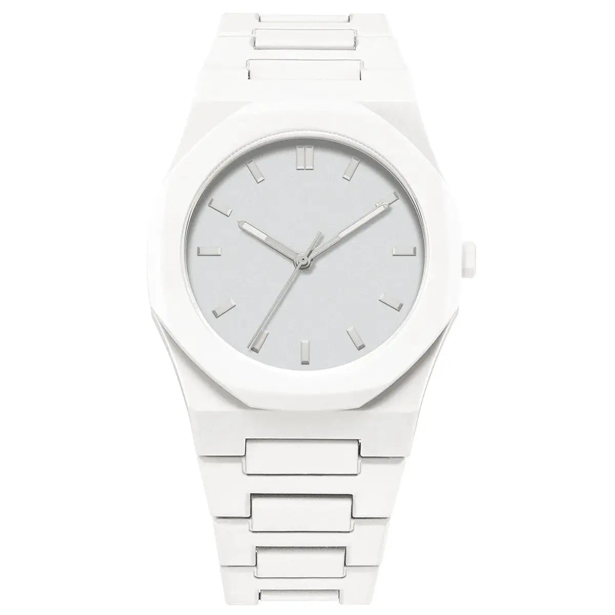 NovaTime Minimalist Quartz Watch For Men With Lightweight Plastic Strap Waterproof Durable Build And Classic Style