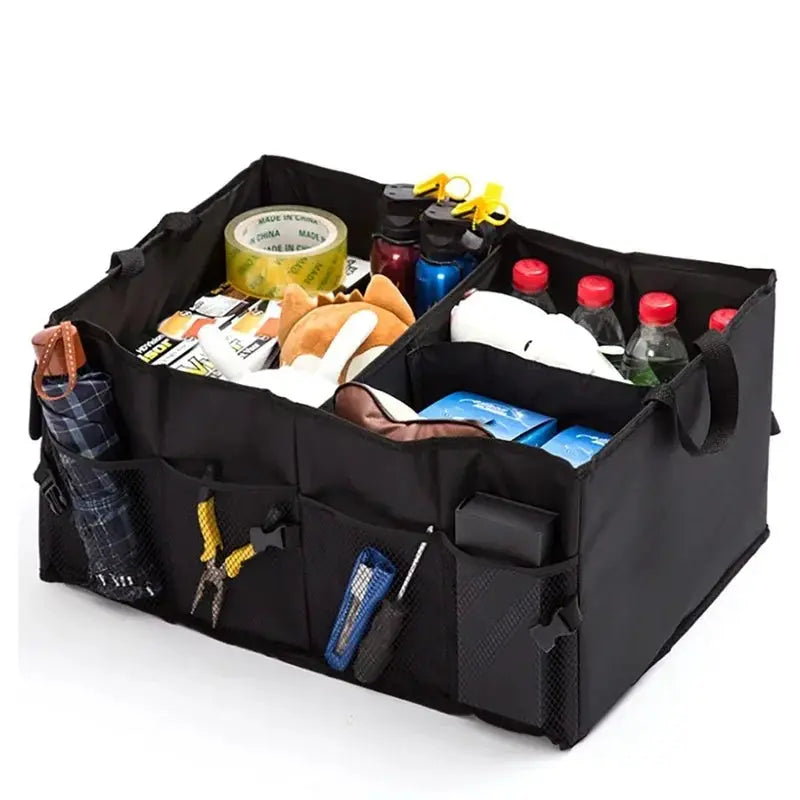EcoCarry Car Storage Box Eco Friendly Ultra Durable Collapsible Trunk Organizer For Cars