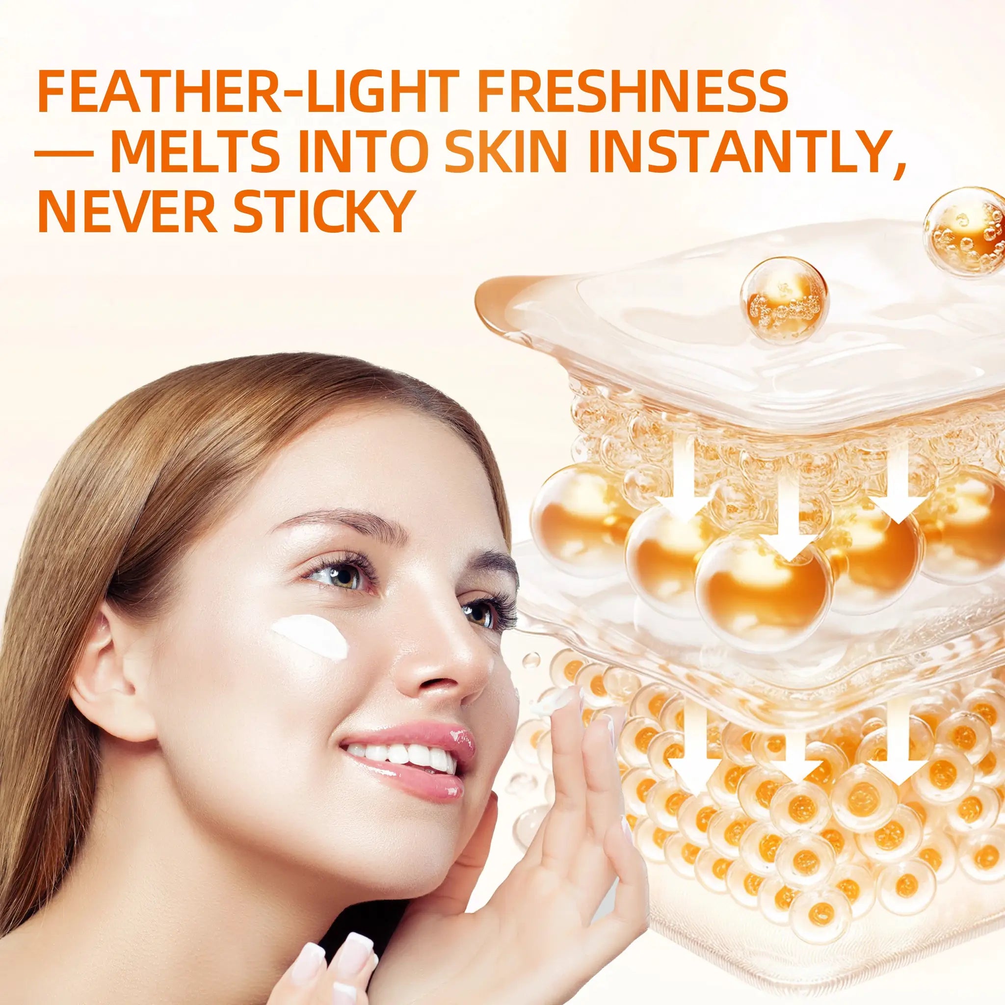 Vitamin C Serum With Hyaluronic Acid Fast Absorbing Deep Hydration Non Greasy 24 Hour Nourishment For Glowing Skin