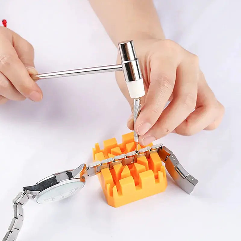 Watch Repair Tool Set Detachable Watch Strap Remover Bottom Cover Holder Fixing Kit Open Watch Replace Battery