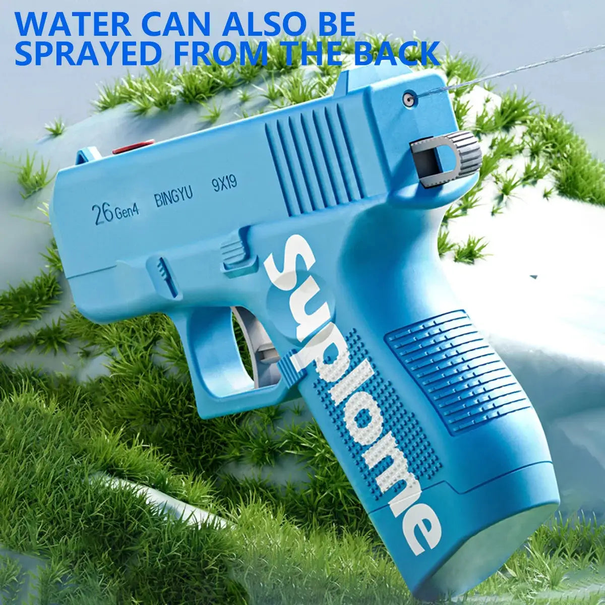 Two Way Handheld Water Gun Toy For Outdoor Summer Play Pool Beach Kids Gift Perfect Mischievous Water Fight