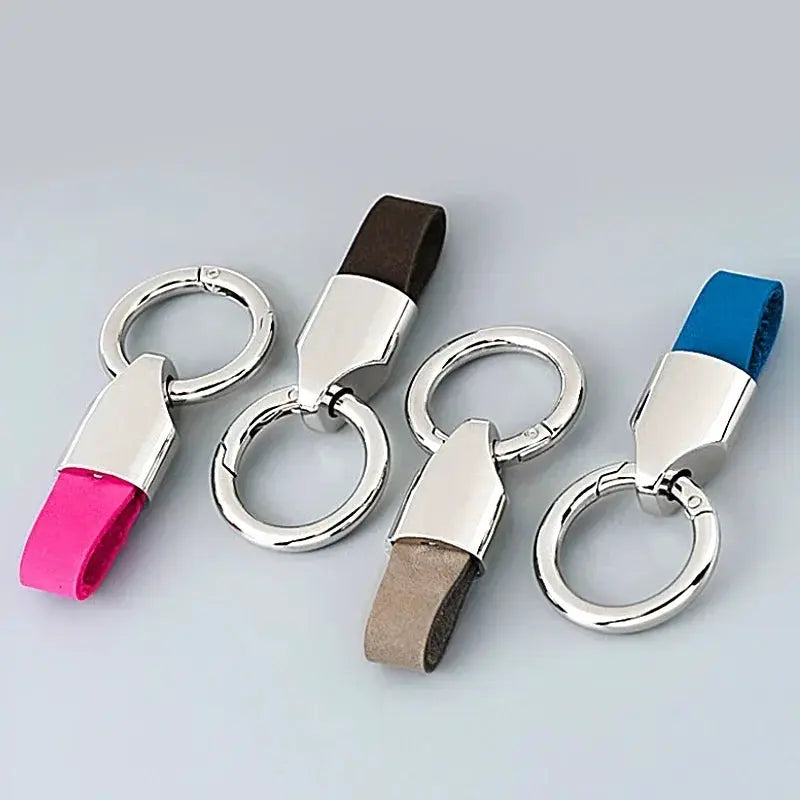 Car Key Chain Pendant For Men And Women Zinc Alloy Simple Waist Hanging Key Ring Holiday Gift