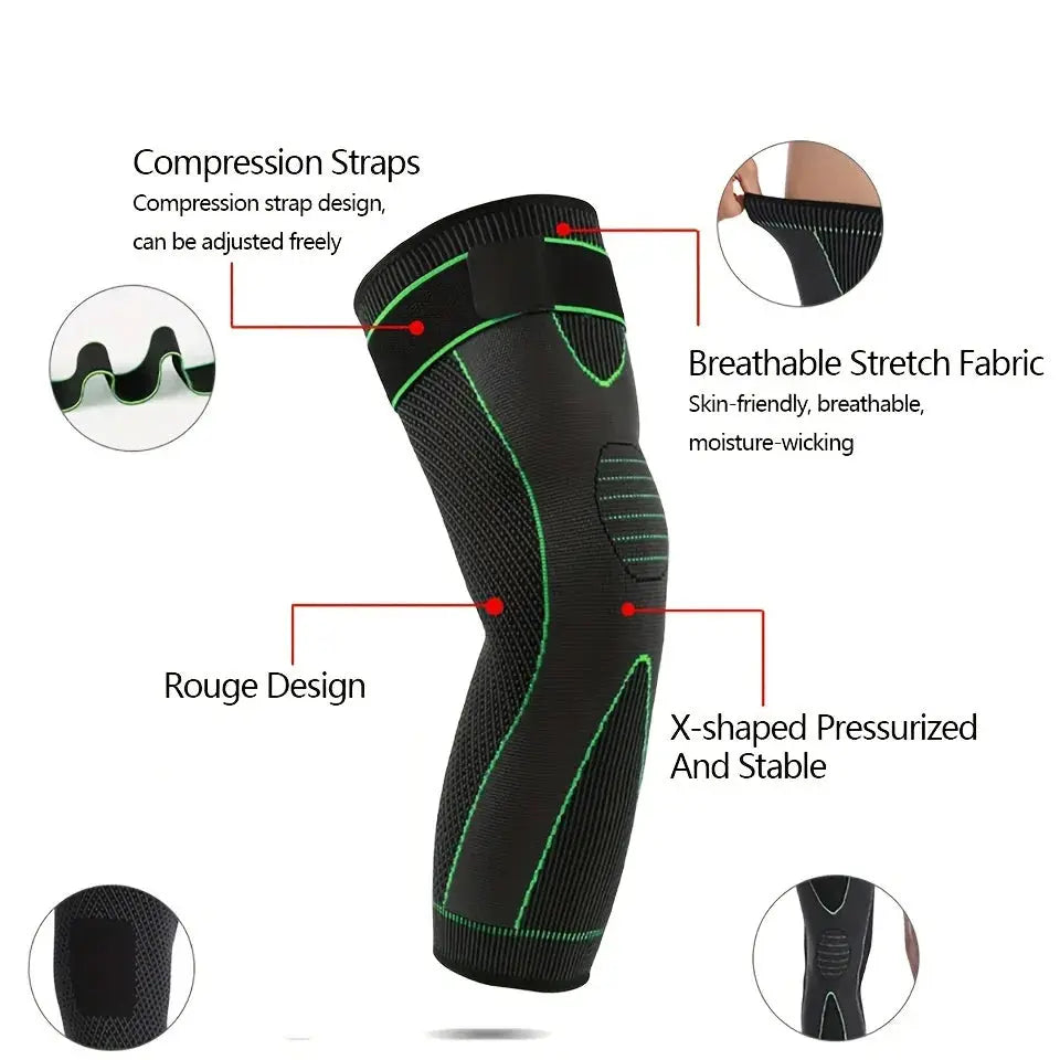 Compression Knee Pads for Arthritis Pain Relief and Joint Support Elastic Sport Sleeve Knee Brace