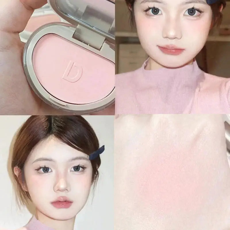 DaimAnpu Monochrome Honey Powder Blusher High Gloss Natural Brightening Rouge Setting Powder Cream