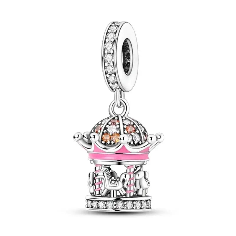 925 Sterling Silver Pendant Beads Carnivorous Plant Monster Charm Trendy Collection For Bracelet And Necklace Jewelry