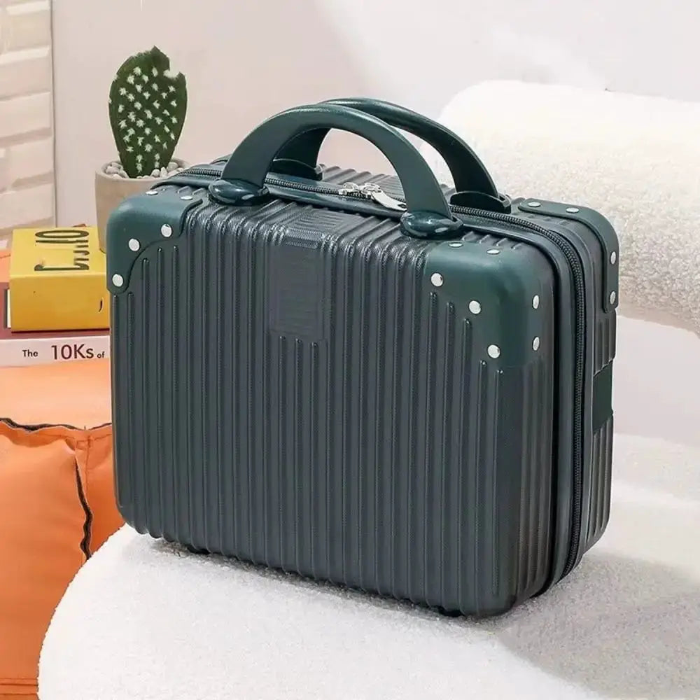 VoyageLite 14 Inch Lightweight Travel Cosmetic Case Waterproof Carry On Organizer For Toiletries And Makeup