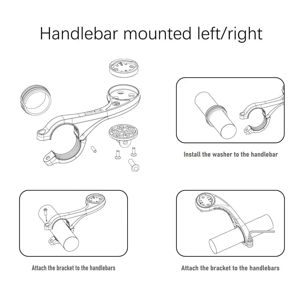 CYCLAMI S2 Bike Computer Mount For Garmin XOSS IGPSPORT Magene Coospo GPS Headlight Holder Bracket