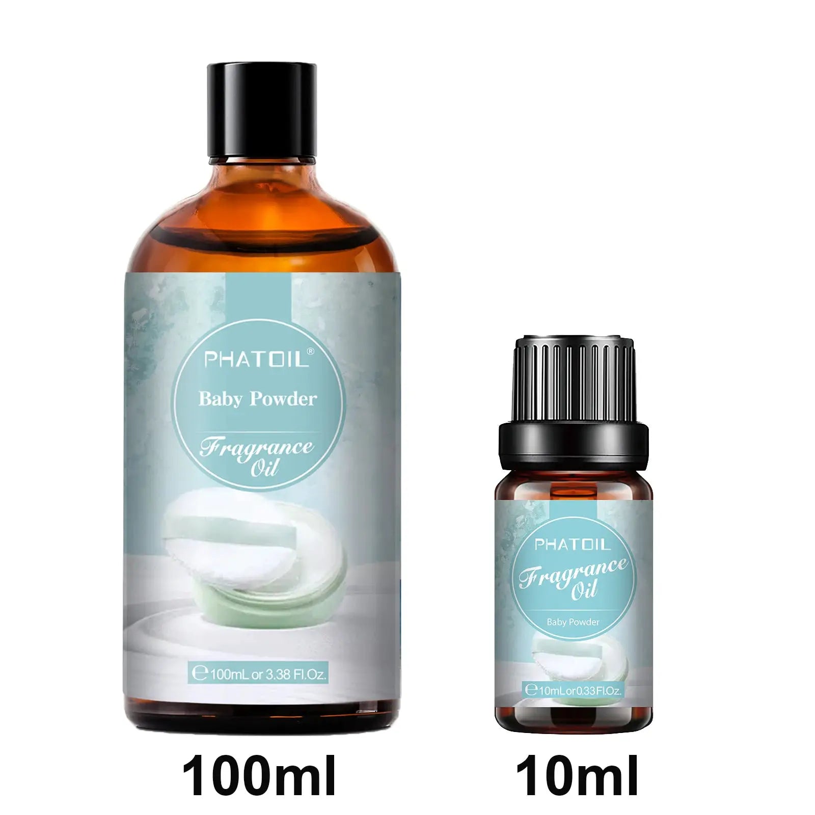 Phatoil Aromatherapy Fragrance Oil 10ml and 100ml Sea Breeze Japanese Magnolia Bubble Gum Baby Powder Angel Aroma Oil